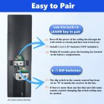 Ceiling Fan Remote Replacement for Harbor Breeze A25-TX012/A25-TX025