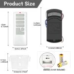 Universal Ceiling Fan Remote Control Kit for 3-Speed Harbor Breeze 40837