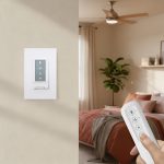 Ceiling Fan Remote and Wall Control Kit with Light Dimmer & 3- Speeds