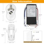 Smart Ceiling Fan Remote Kit Replacment for 3-Speed AC Ceiling Fans