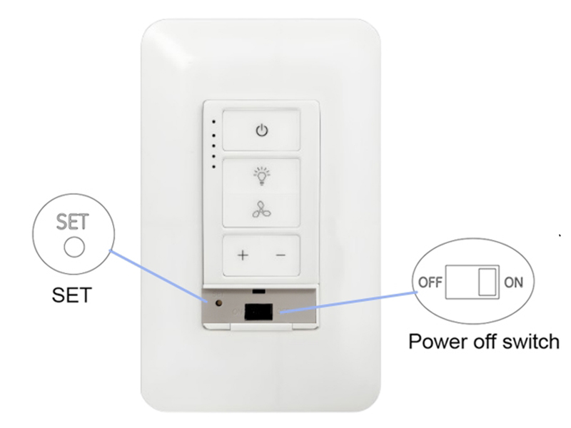 Dimmer Switch with 4-Speed Fan Control, 2-in-1 Light and Fan Combo Wall Control