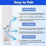 UC7225T Fan Remote Control Replacement Home Decorators Collection (White)