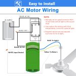 Ceiling Fan Remote and Wall Control Kit with Light Dimmer & 3- Speeds