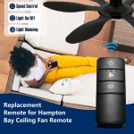 TX028-S Ceiling Fan Remote Control Replacement for Hampton Bay