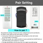 Universal Ceiling Fan Remote Control Kit for 3-Speed Harbor Breeze 40837