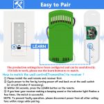 Ceiling Fan Remote and Wall Control Kit with Light Dimmer & 3- Speeds