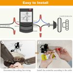 HD3 Universal Ceiling Fan Thermostatic Remote Control Kit
